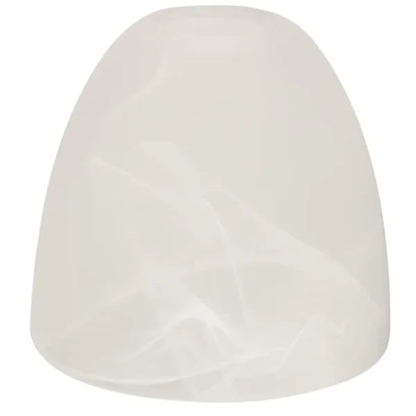 Factory Bell Shaped Alabaster Glass Lamp Shade Modern Japanese Mediterranean Ceiling Light Replacement Glass Lampshade