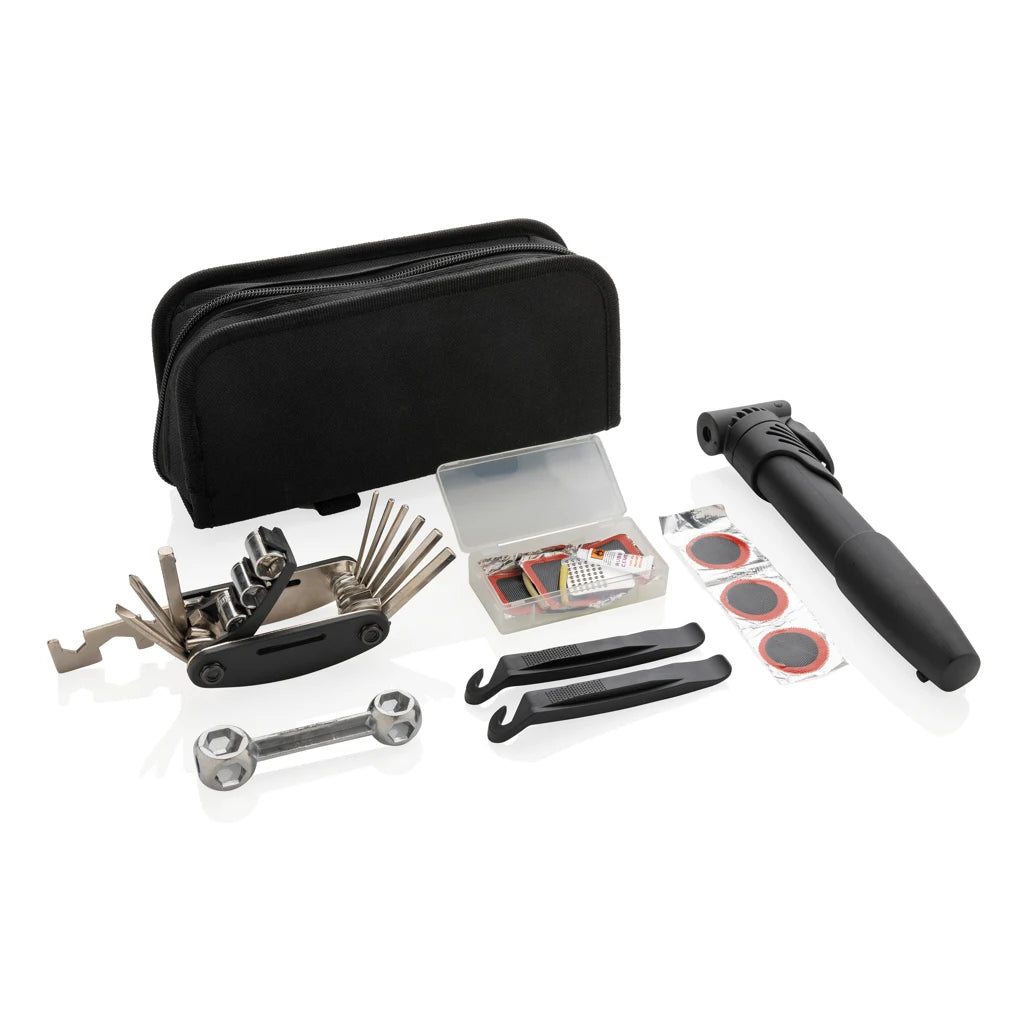 17-Piece Bicycle Repair Set Essential Tool Kits for Bike Maintenance