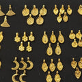 Premium Brass Micro Macrame Charms Small Delicate Metal Connectors for Jewelry Making and Boho Craft Accessories Wholesale