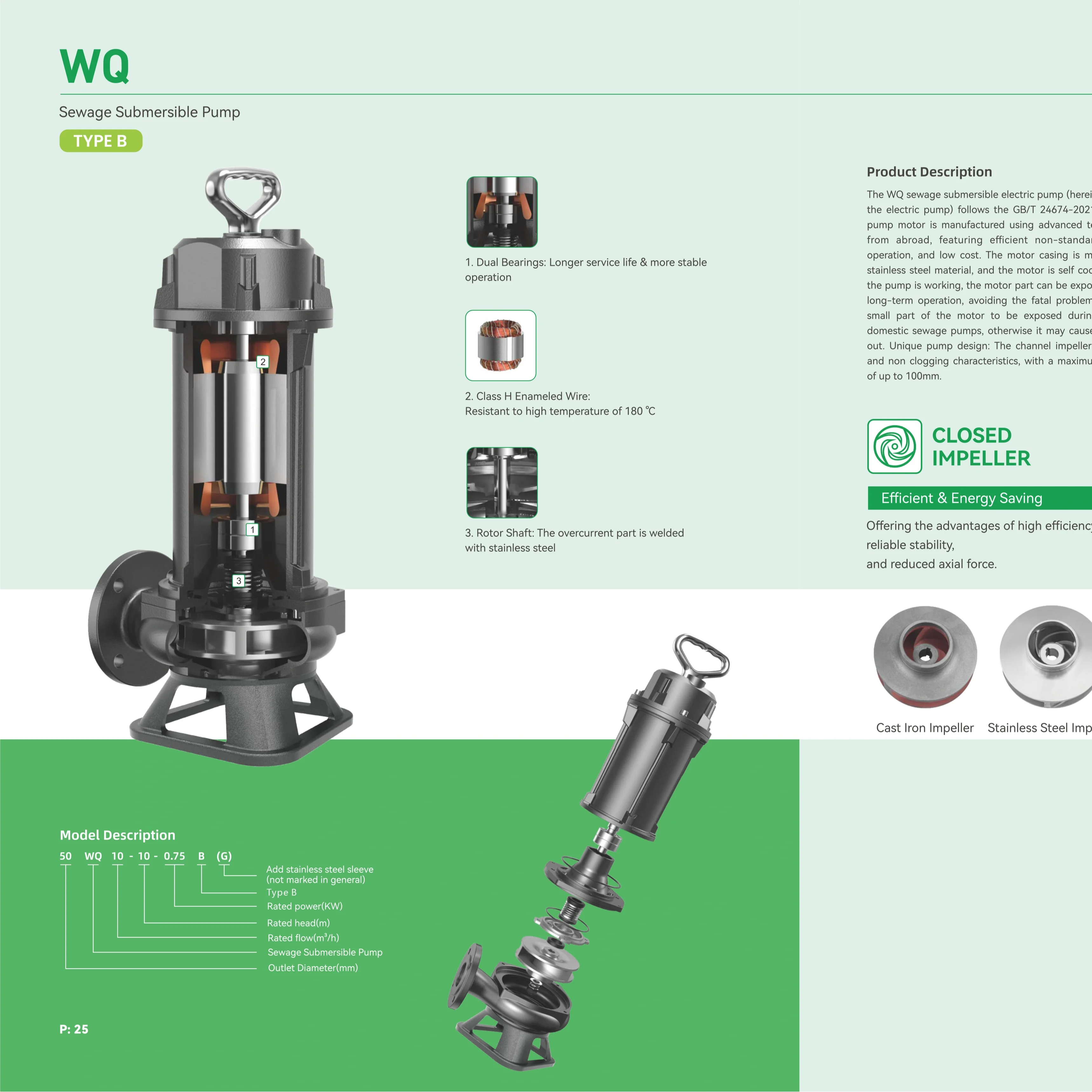 Industrial Submersible Sewage Pump  Complete Wastewater Treatment Solution with High Efficiency