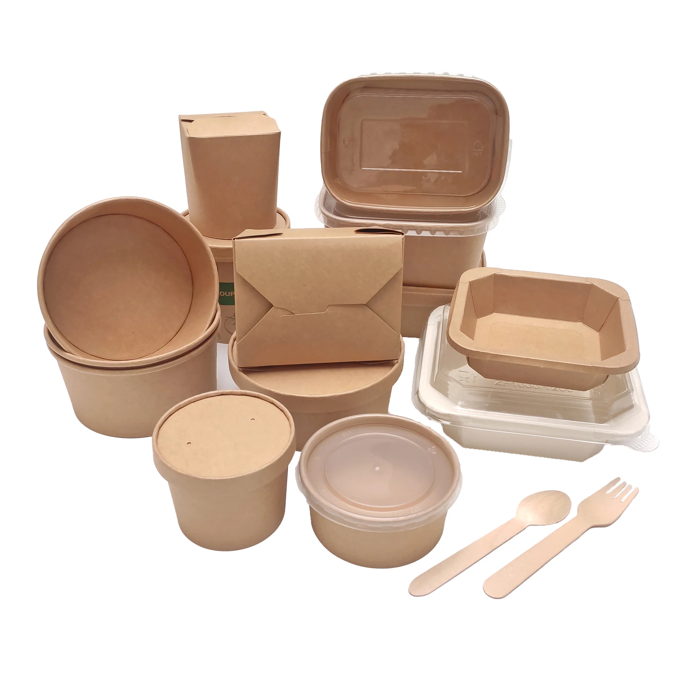 Wholesale Custom Design Fast Food Packaging Containers Disposable Kraft Paper Boxes for Potato Chips UV Coating Printing