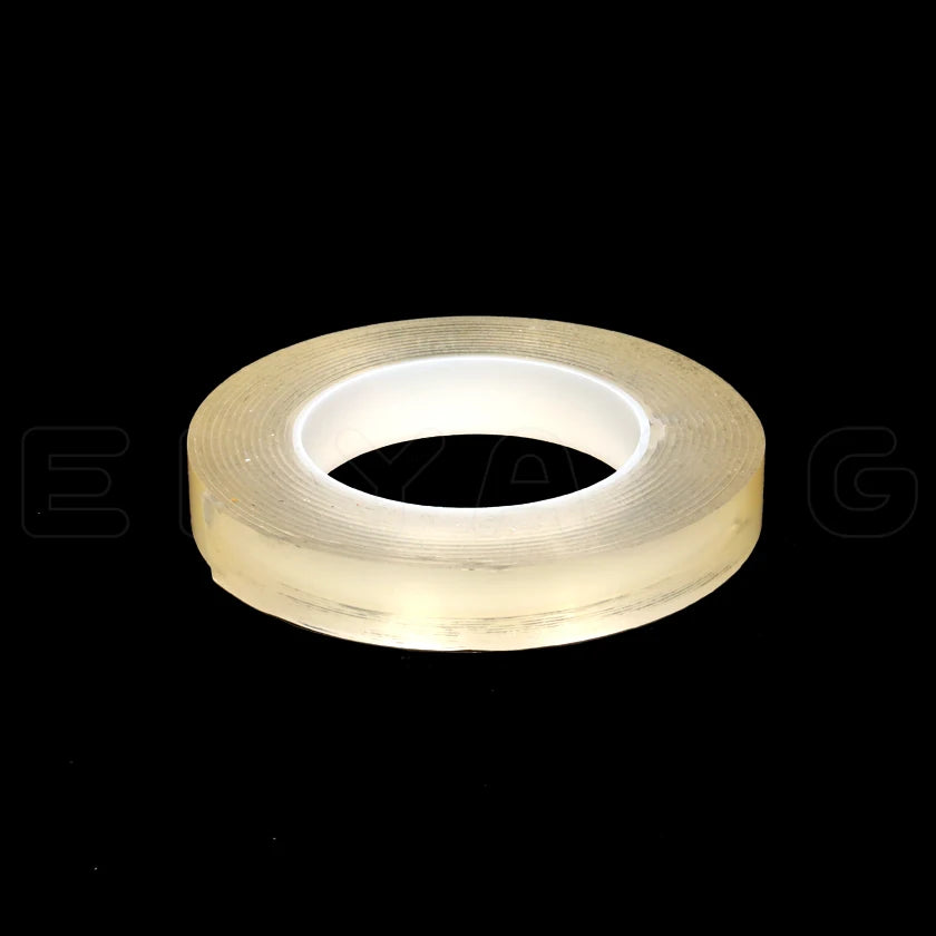 2cm*50cm 2mm thick transparent double sided magic nano base cloth tape (small roll) kit for art