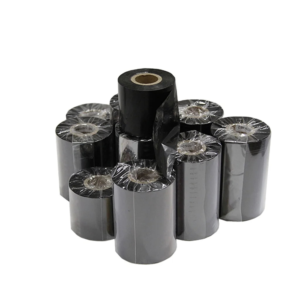 Tatrix Thermal Transfer Ribbon Wax Resin 100mm*300m Wax Resin Ribbon for Printing Labels Thermal Transfer Ribbon Printer MegaBDM