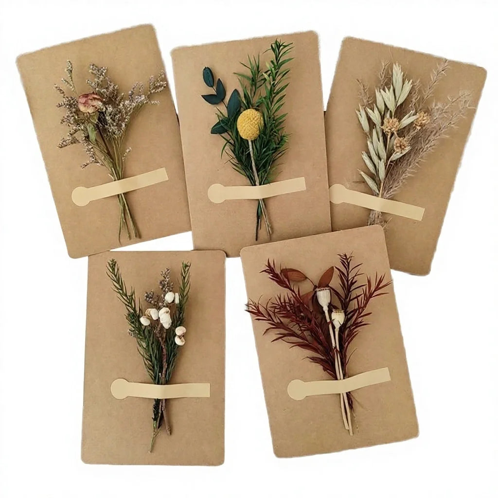 Forest Style DIY Small Flower Bouquet Dried Flowers Suitable for Easter Birthdays Mother's Day and Wedding Gifts