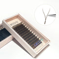 DIYDAY YY 2D 0.07 Curl Black and Brown Individual Eyelash Extensions PBT Material Natural Eyelashes Private Label Wholesale