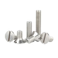 M5 X65mm Metric Machine Screw DIN963 Stainless Steel Plain Finish Slotted Countersunk Flat Head Screws