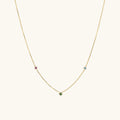 LOZRUNVE 925 Silver Fashion Jewelry Dainty Square CZ Charm Necklace Choker Women