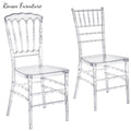 RTS TOP Wedding Chair for Guest clear Bride and Groom Wedding Chair clear Plastic Chair