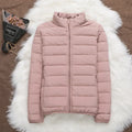 OEM Custom Women's Winter Jacket Wholesale Lightweight Duck down Puffer with Waterproof Feature Formal Jogging Coat