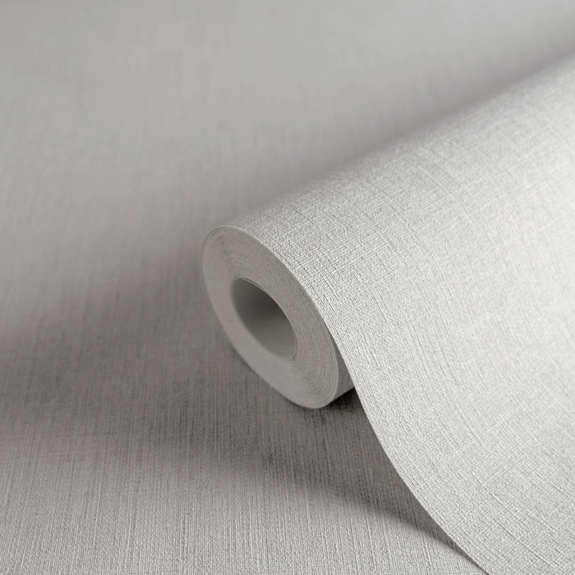 Germany Made Plain Textured Wallpaper Rolls Light Grey Non Woven Vinyl Sound-Absorbing Moisture-Proof Living Room Kitchen Hotel