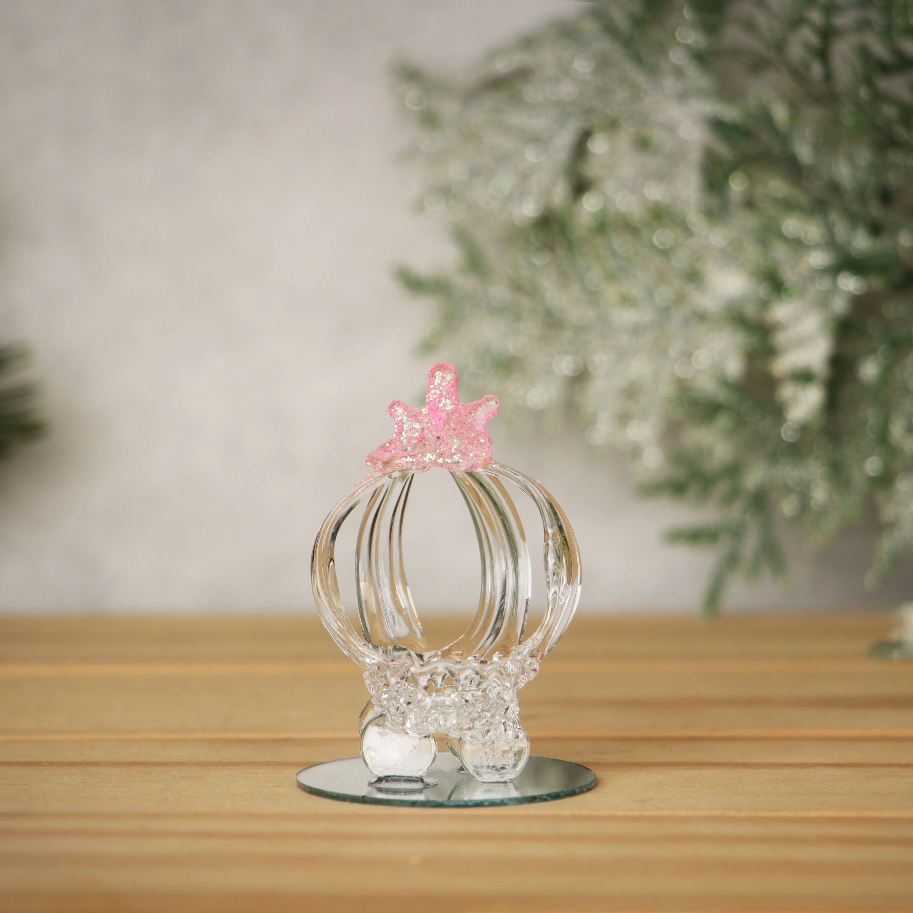 New Listing Glass Christmas Ornament Engravable Mini Snowman Globe Customized Color/Size 300mm Diameter PVC Box Packaging Custom