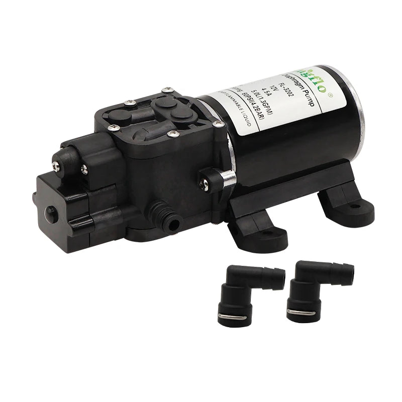 Singflo FL-3202 Portable 12V 60PSI 5LPM Small Water Heater Booster Pump for LPG Gas Hot Water Heater