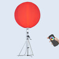 Airstar Factory's Customized LED Balloon Light Tower for Outdoor Use DMX Control RGBW for Christmas Decorative