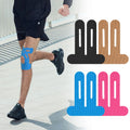 Waterproof Elastic Breathable Hypoallergenic Cotton Latex-Free Unisex 220mm X 250mm Precut Kinesiology Tape for Knee Pain Relief