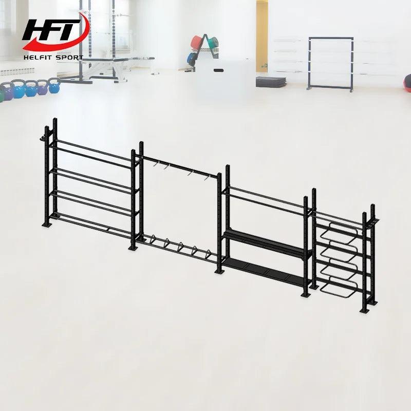 Commercial Gym Fitness Equipment Weight Multi Functional Storage Bumper Plate Dumbbell Rack