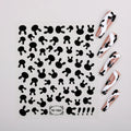 Custom Factory Wholesale love Pattern Exquisite Nail Art Decals Decorative Nail Art Decals