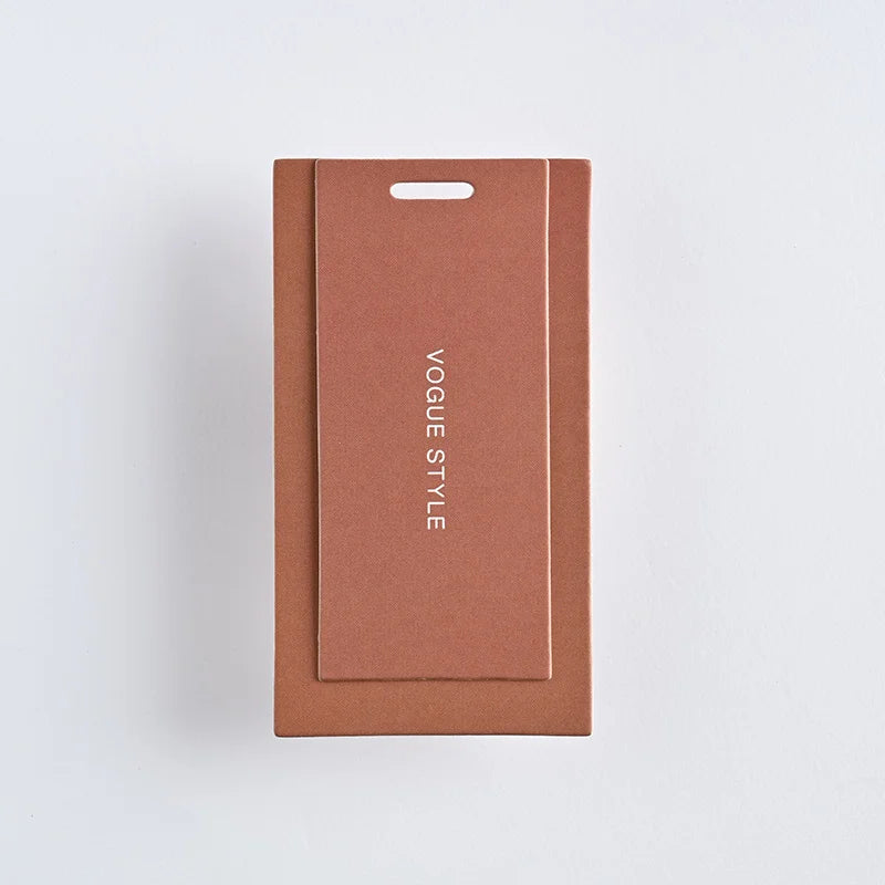 OEM/ODM Luxury Clothing  Shoe  Hats Customized Paper Hanging Labels