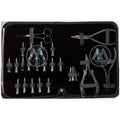 Professional Hair Extension Pliers Set 16-in 1 Micro Ring Tool Kit with Loop Scissors & Crimping Pliers | MAQNSCO
