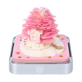 Creative Christmas Gift Weekly Calendar 2026 Paper Block 3D Treehouse Memo Pad Note Cube With Retail Gift Box