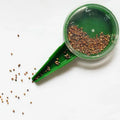 Portable Mini Hand Garden Plant Seed Sower Planter Green Dispenser Seeder Tool with Hand Held 5 Dial Seed Seeder for Garden Flow