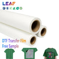 LEAF DTF Printing Film Hot Peel DTF Pet Film 60cm 30cm 33cm A3 Double Side Pet Film Roll for DTF Printer