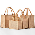 Wholesale Eco-Friendly Jute Shopping Bags with Custom Print Logo - Cute Reusable Grocery Tote Bags for Retail Promotional Gifts