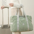 Two-in-One Waterproof Nylon Unisex Gym & Carry-On Duffle Bag with Zipper Closure Fashionable Folding Washable Durable
