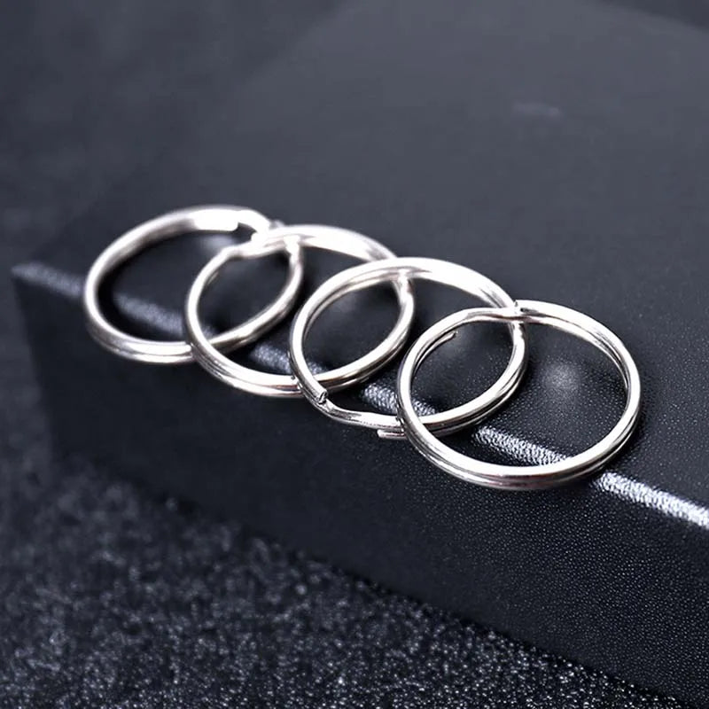 New Keyring Rings Rustproof Split Key Rings Round Edge Style Wholesale Toy Key Pet Ring for Diy Keychain
