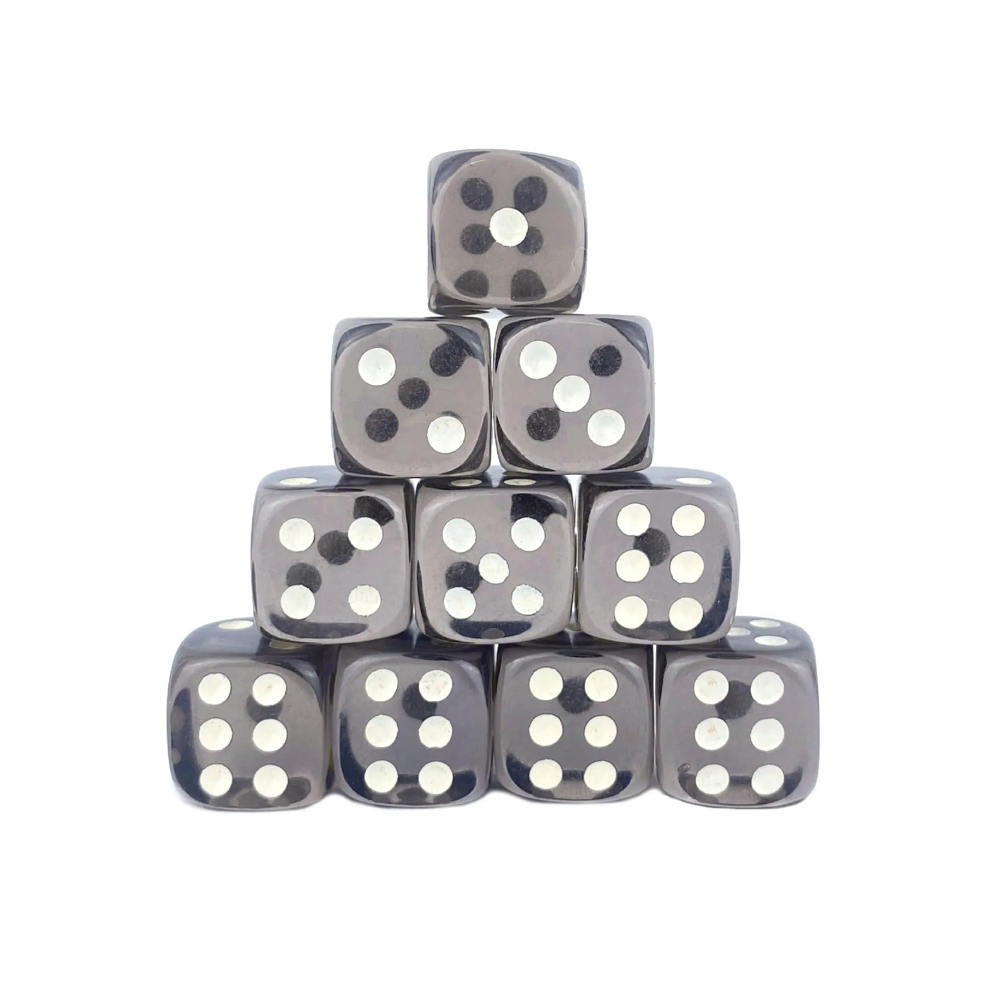 Educational Story Clear Colors D6 Acrylic Cubes Game Bulk Custom Mini Dice for Classroom Teaching Board Game Playing Rolling