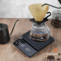 Convenient Hand Coffee Scale LED Touch Screen Multi-unit Conversion  Weighing Timing Scale Anti-scalding Kitchen Scale