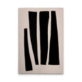 Made in Germany Modern Abstract Canvas Wall Art with Black Cream Stretcher Frame Hanging Wedding Home Decor
