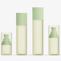 2023 Hot Sale Cylindrical Packaging Beauty Wholesales 60ml 100ml 120ml Green Liquid Shampoo Bottle Lotion Pump Bottle
