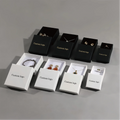 9*9*3cm Cardboard Jewelry Lid and Base Box Personalized Jewelry Packaging Box Necklace Paper Lid Box With Logo Custom MegaBDM