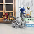 Wholesale Creative Gothic Statue Home Office Collectible Figurine Dragon Sand Timer Sculpture Resin Dragon Hourglass Statue