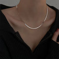 925 Sterling Silver Herringbone Snake Chain Necklace Gold Plating Wholesale
