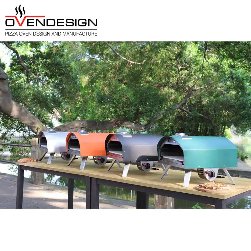 Ovendesign 12 Inch Mini Home Use Portable Lightweight Gas Pizza Oven Outdoor Camping Gas Pizza Oven