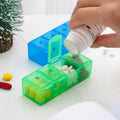 Portable Plastic Pill Dispensing Containers a Day Storage case for Pills Without Hurting Hands