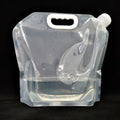 Plastic Bpa Free Clear 5l No-leak Freezable Drinking Wine Liquid Storage Spout Pouch Foldable Water Bag