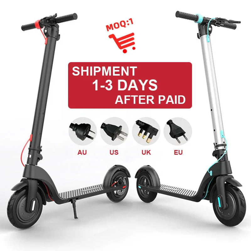 New Arrival Original Dropshipping 8.5 Inch 350W Long-range Battery Waterproof Aluminum Alloy Portable Folding Electric Scooter