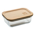 Bergner NATURALLY 650ml Airtight Borosilicate Glass Container