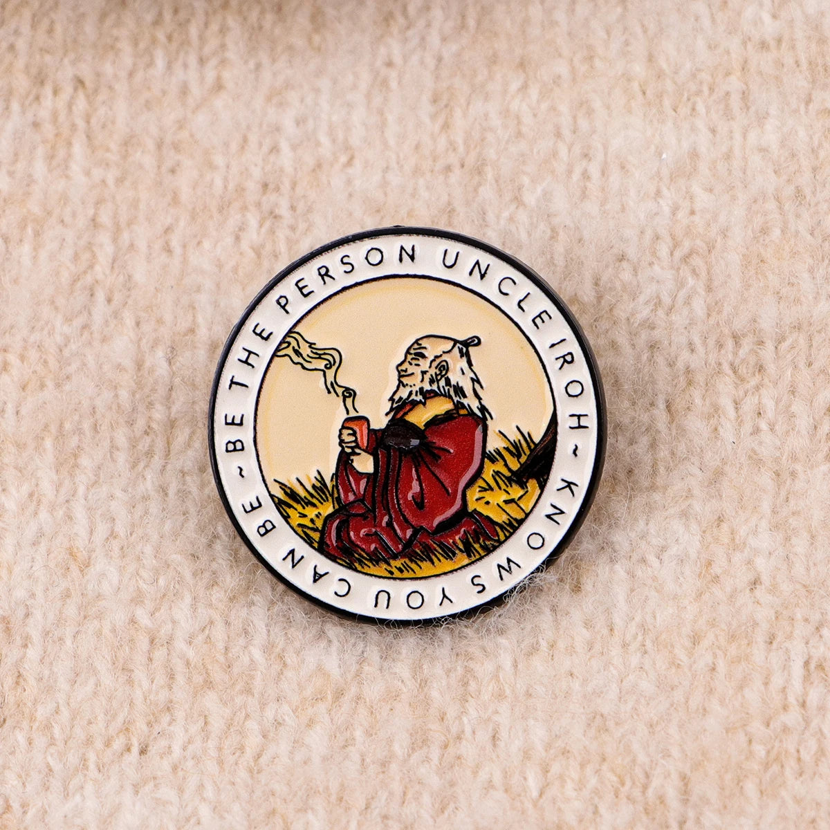 BE THE PERSON Enamel Pin Cartoon Brooch Pines Lapel Pins Badge on Backpack Clothing Accessories Fashion Jewelry Friends Gifts MegaBDM