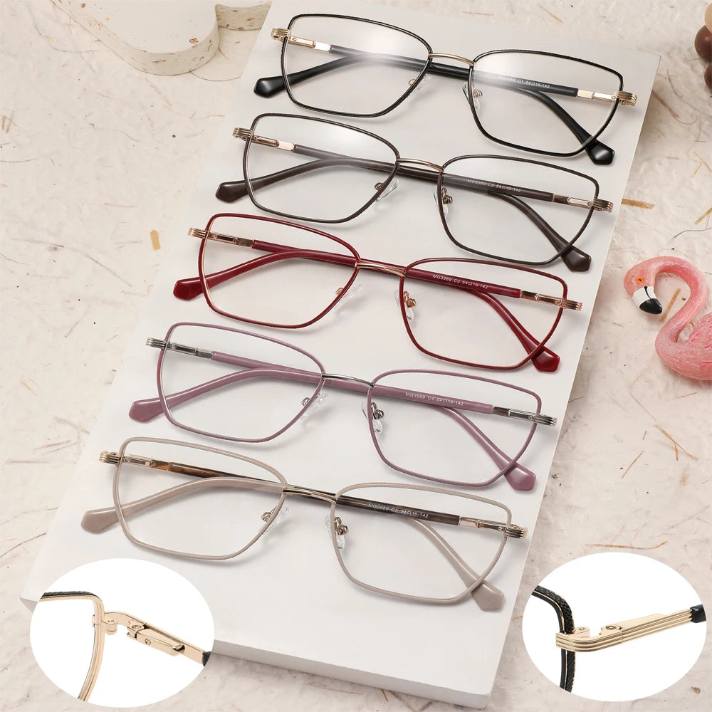 FEROCE Silmo Optical Frames Eyewear Glasses Optical  Latest Trend Spectacle Eyeglasses Frame  Metal Eyewear