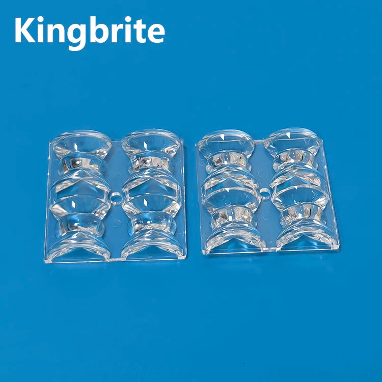 New Product 50x50mm Windowsill Light Led Lens 2x2 3535 Led Lens Module 15x110 Degree PC Material