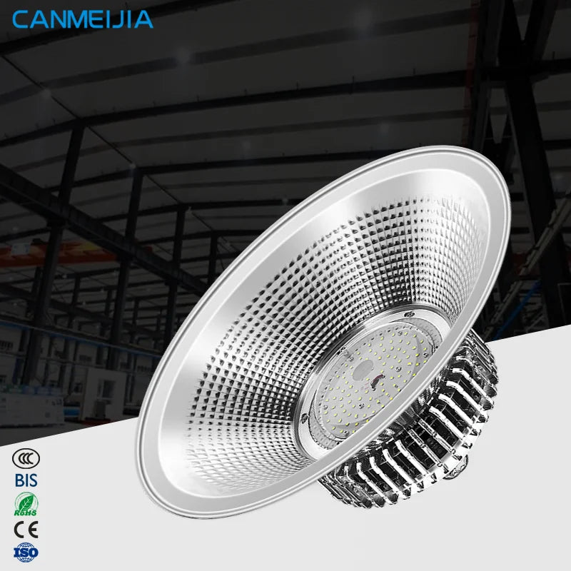 For 220V Led Shop Industrial Led High Bay Lighting UFO High Bay Lamp Warehouse Hanging Light/Garage Light/Led High Bay Lights MegaBDM