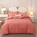 Low Price Home Hotel Textiles pink Microfiber Polyester Printing Single Duvet Cover Supplier