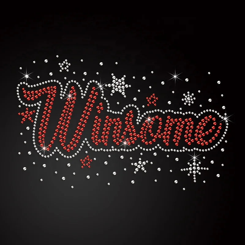 Trending Products 2024 Rhinestones Hotfix Heat Transfer Rhinestone Shirt Custom