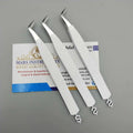 Dollar Sign Eyelash Extension Tweezers 65 75 Degree Stainless Steel Matte White Color Diamond Grip Handle