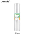 BPA Free Universal Kitchen Food Vacuum Seal Rolls-Clear PA+PE Material 3mil Thick 28x500cm