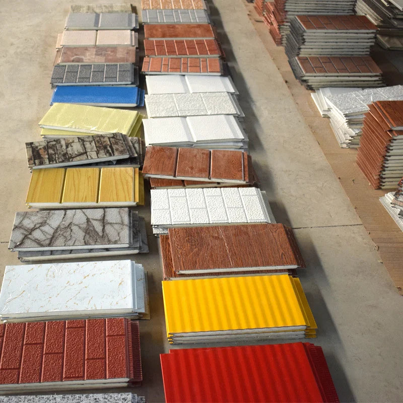 Custom Size and Pattern Polyurethane Foam Sandwich Panel Metal Clad Foam Panel