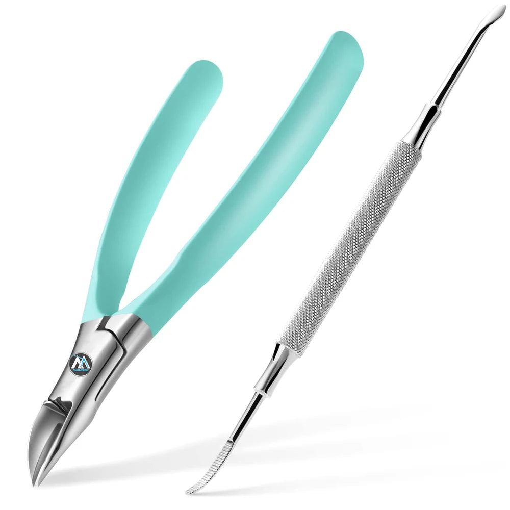 Toenail Clippers Stainless Steel Ingrown Nail Cutter Thick and Hard Nails Pedicure Manicure Tools